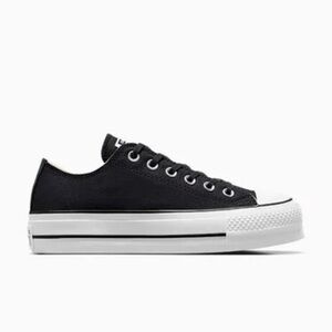 (WMNS) Converse Chuck Taylor All Star Lift Platform Canvas Ox 'Black' 560250F